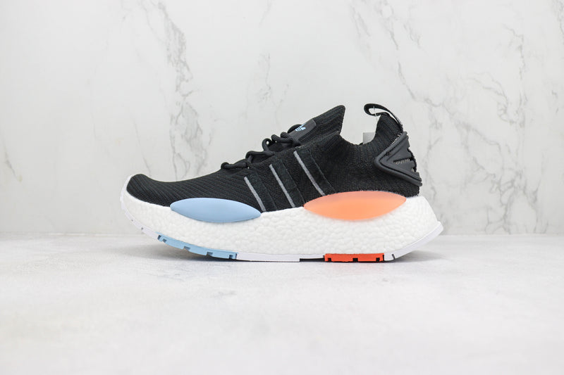 Adidas NMD W1 Black White Orange