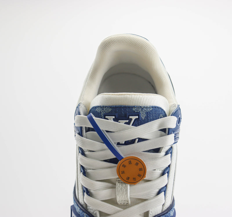 Louis Vuitton LV Trainer White Blue