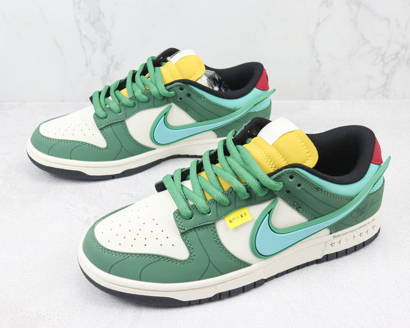 Saint Seiya x Nike Dunk Low Custom White Green