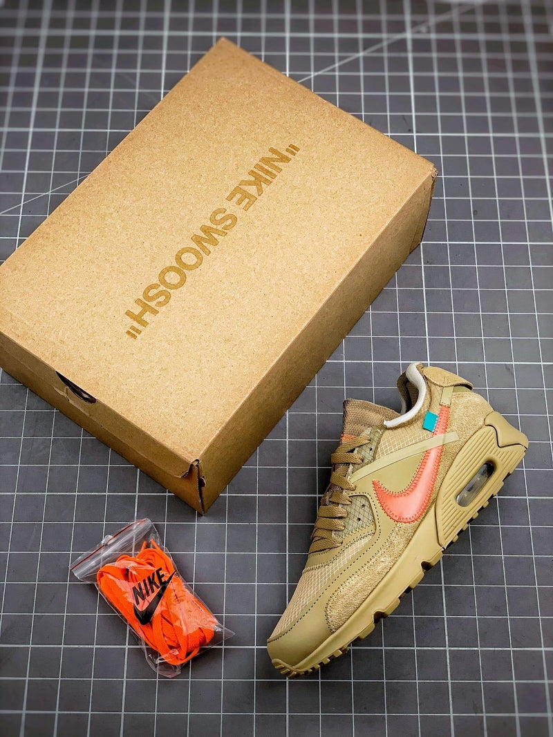 Tênis Nike Air Max 90 x OFF-White "Mocha"