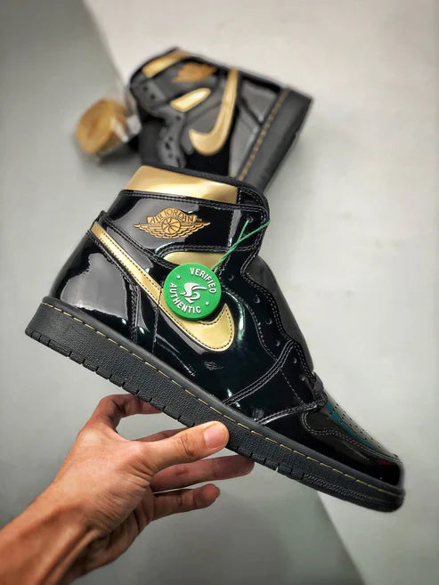 Nike Air Jordan 1 High "Black Gold"