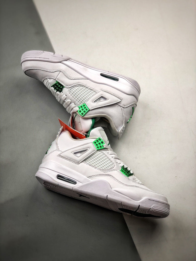 Nike Air Jordan 4 "Green Metallic" Sneakers