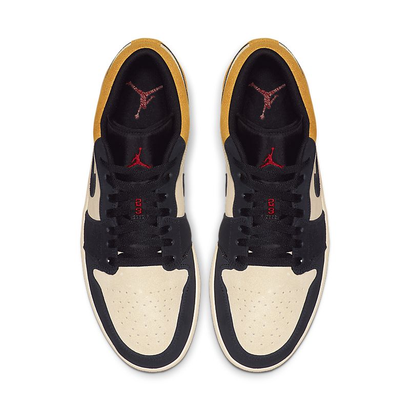 Nike Air Jordan 1 Low Sail University Gold Black