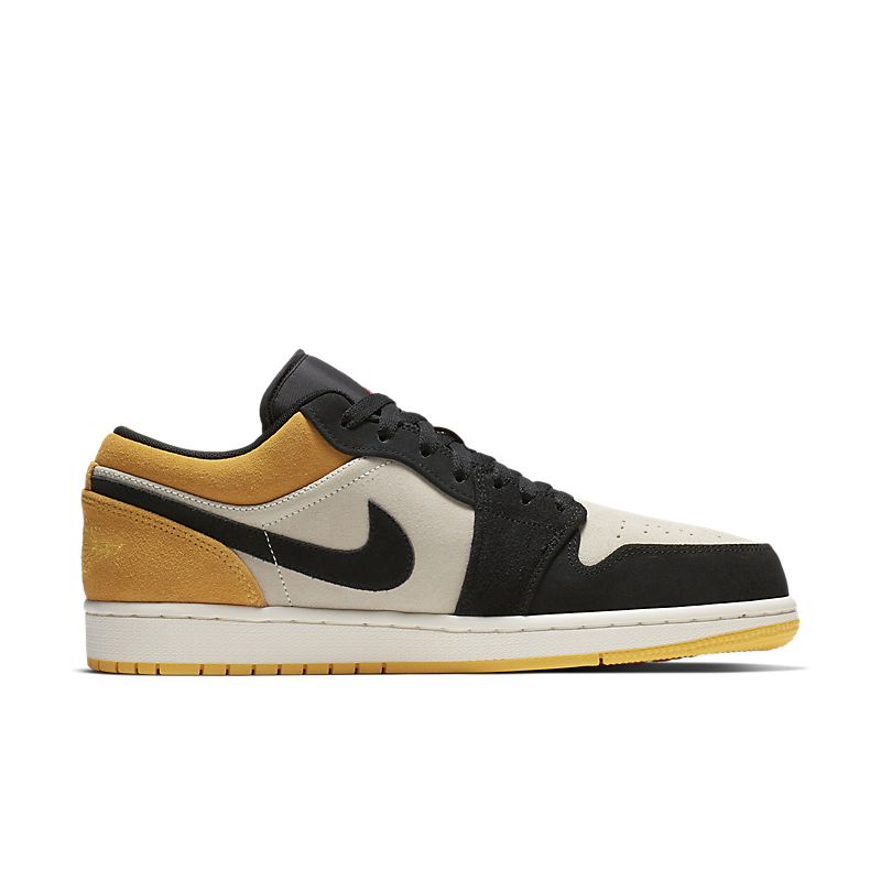 Nike Air Jordan 1 Low Sail University Gold Black