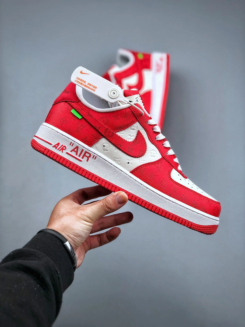 Nike Air Force 1 Low x "Louis Vuitton" Red