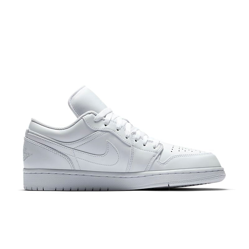 Nike Air Jordan 1 Low Triple White Logo (GS)