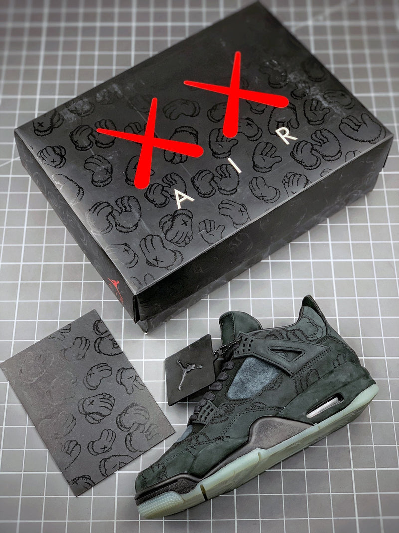 Nike Air Jordan 4 Retro Kaws Black