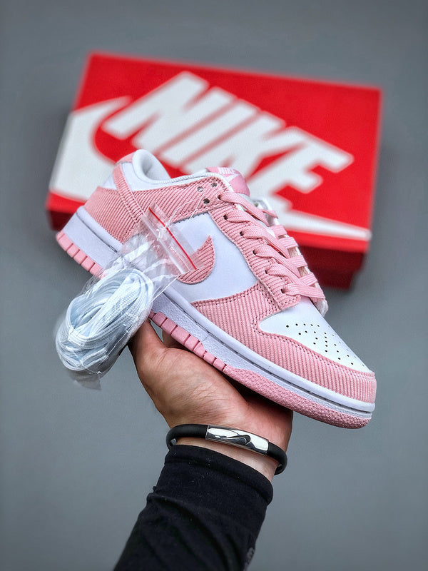 Nike SB Dunk Low "Pink Corduroy" Sneakers