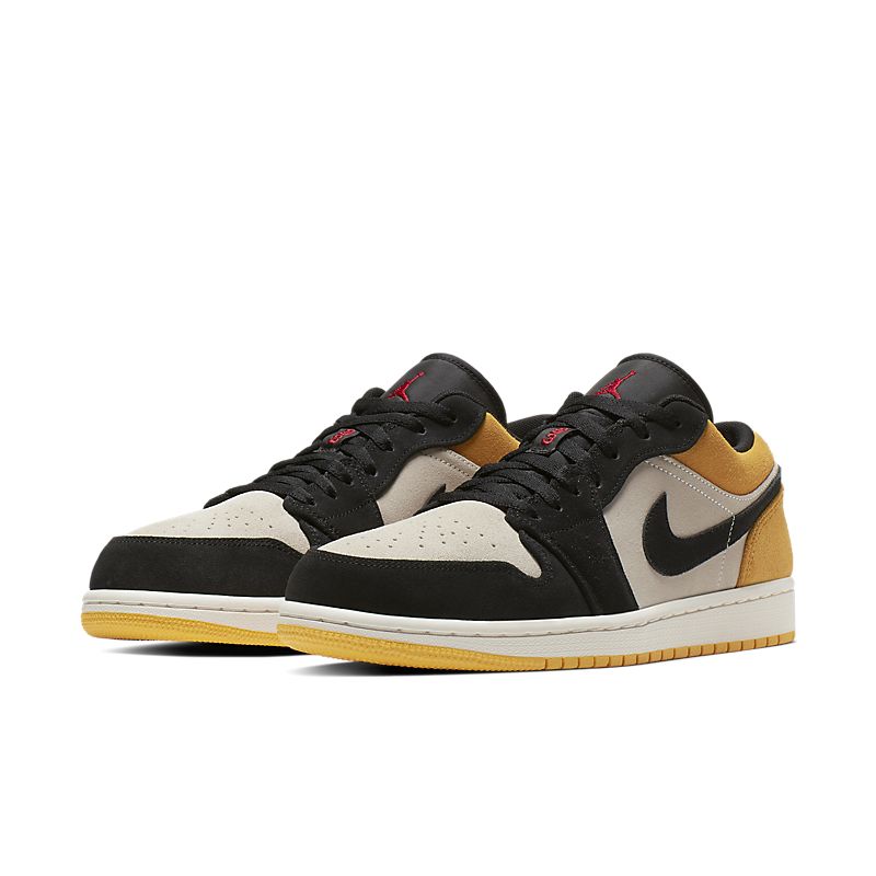 Nike Air Jordan 1 Low Sail University Gold Black