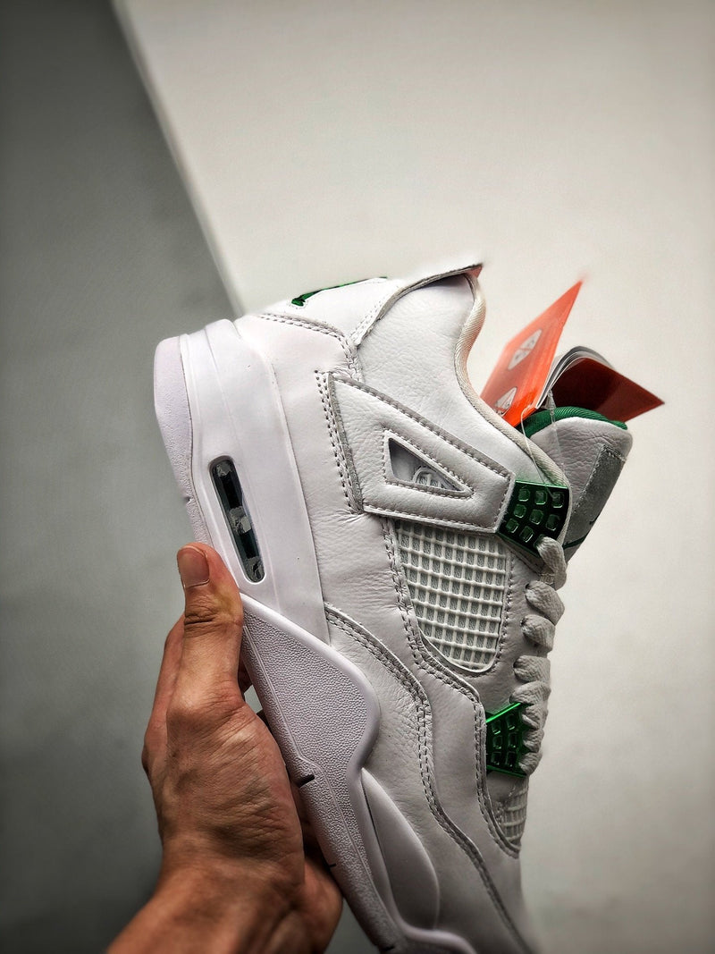 Nike Air Jordan 4 "Green Metallic" Sneakers