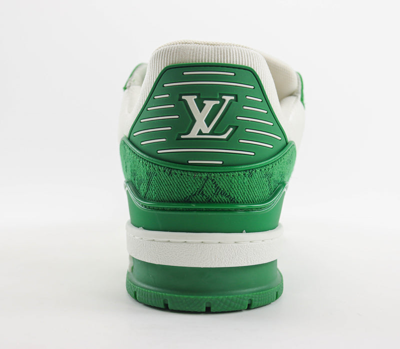 Louis Vuitton LV Trainer White Green