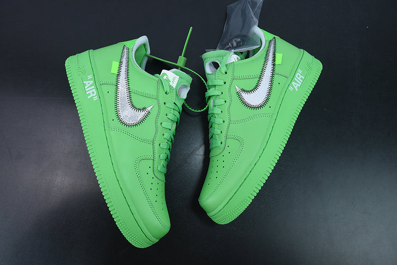 Tênis Nike Air Force Low x Off-White 'Light Green Spark Brooklyn'