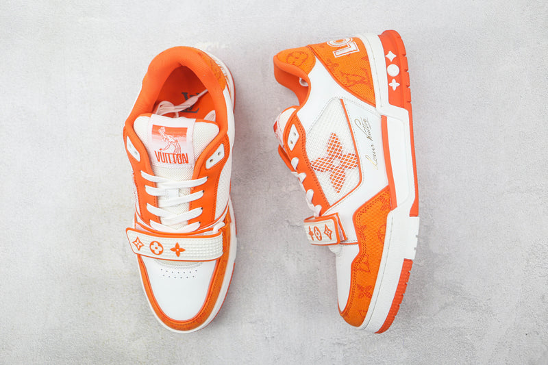 Louis Vuitton LV Trainer Limited 2021 White Orange