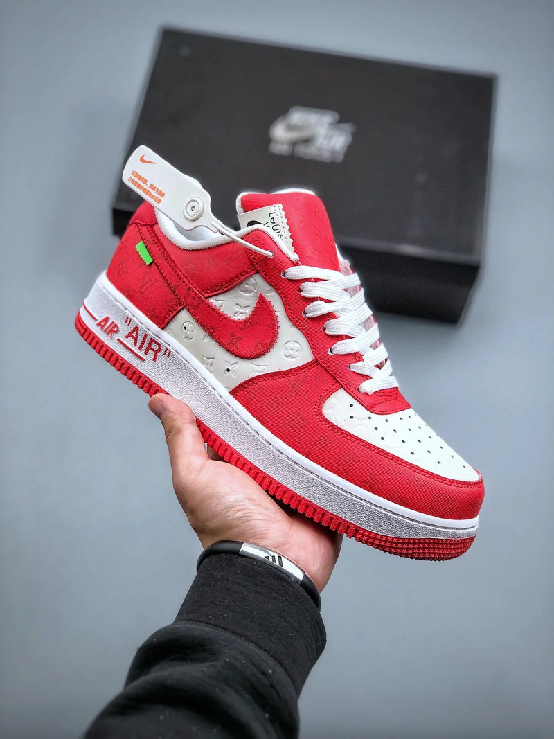 Nike Air Force 1 Low x "Louis Vuitton" Red