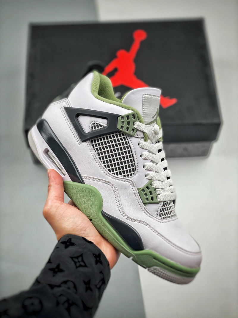 Nike Air Jordan 4 "Oil Green" Sneakers