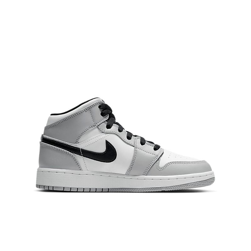 Nike Air Jordan 1 Mid Light Smoke Gray (GS)